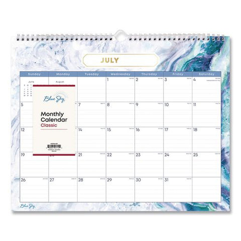 Gemma Academic Wall Calendar, 15 X 12, White Sheets, 12-month (july To June): 2026 To 2027