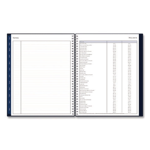 Passages Weekly Appointment Book And Monthly Planner, 11 X 8.5, Navy Blue Cover, 12-month (jan To Dec): 2025