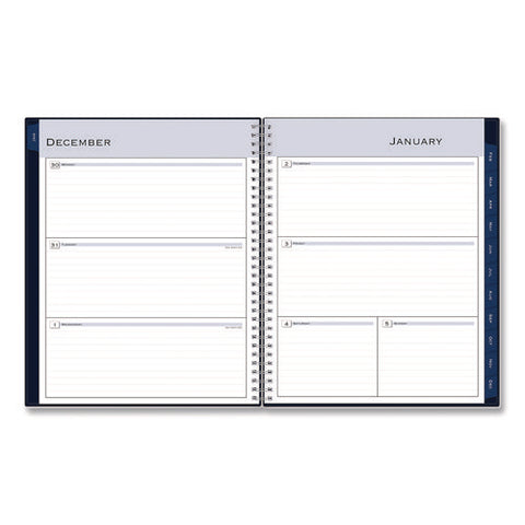 Passages Weekly/monthly Planner, 11 X 8.5, Navy Blue Cover, 12-month (jan To Dec): 2025