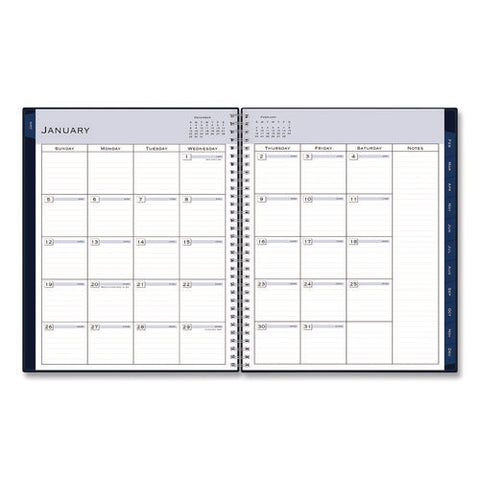 Passages Weekly/monthly Planner, 11 X 8.5, Navy Blue Cover, 12-month (jan To Dec): 2025