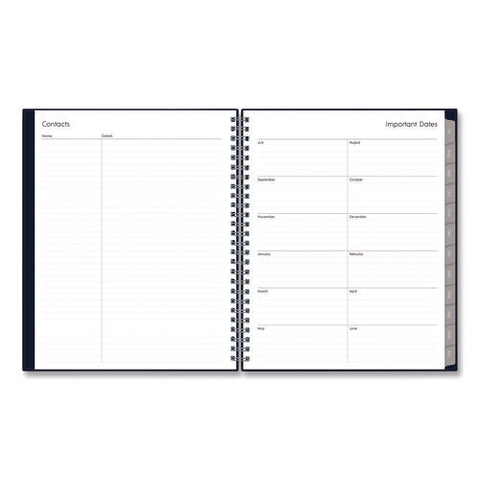 Passages Academic Year Weekly/monthly Planner, 9 X 7, Navy Blue Cover, 12-month: July 2024 To June 2025