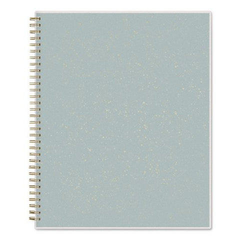 Splatter Dot Academic Year Weekly/monthly Planner, Jade/gold Frosted Cover, 12-month (july To June): 2026 To 2027