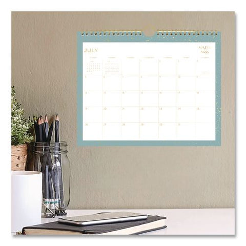 Splatter Dot Academic Monthly Wall Calendar, 11 X 8.75, White Sheets, 12-month (july To June): 2026 To 2027