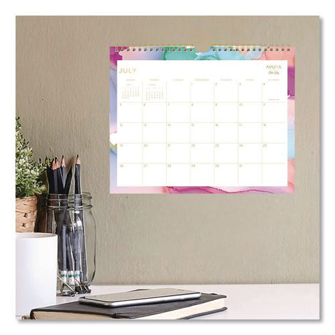 Ashley G Multicolor Smoke Academic Year Wall Calendar, 11 X 8.75, White Sheets, 12-month (july To June): 2026 To 2027