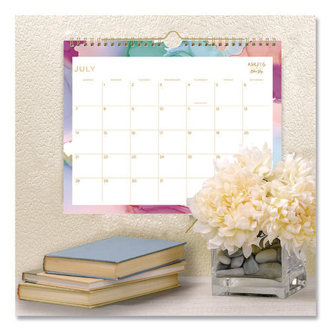 Ashley G Multicolor Smoke Academic Year Wall Calendar, 11 X 8.75, White/multicolor Sheets, 12-month (july To June): 2024-2025