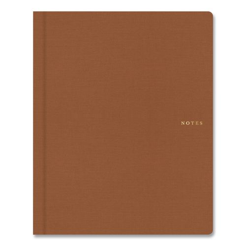 Bespoke Letterpress Hardcover Notebook, Terracotta Cover, (150) 10 X 8 Sheets