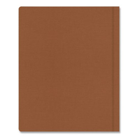 Bespoke Letterpress Hardcover Notebook, Terracotta Cover, (150) 10 X 8 Sheets