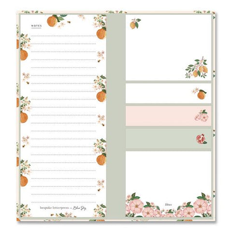 Bespoke Note-folio Sticky Notes Combo Pack, Assorted Sizes, Multicolor 50 Sheets/pad