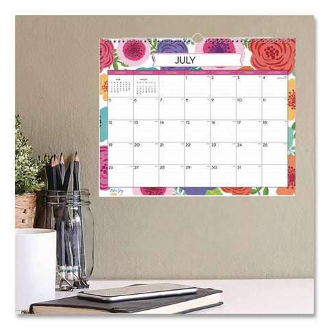Mahalo Academic Monthly Wall Calendar, 15 X 12, White Sheets, 12-month (july To June): 2026 To 2027