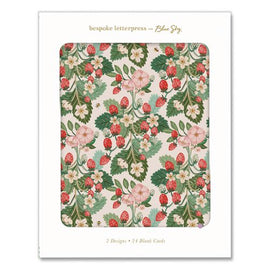 Bespoke Letterpress Glossy Personal Blank Cards, 4.2 X 5.5, Multicolor, 24/box