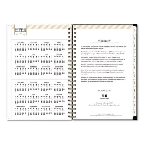 Day Designer Ophelia Academic Year Weekly/monthly Planner, Floral Artwork, 8 X 5, 12-month (july To June): 2026 To 2027