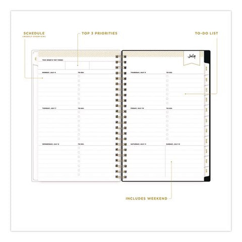 Day Designer Ophelia Academic Year Weekly/monthly Planner, Floral Artwork, 8 X 5, 12-month (july To June): 2026 To 2027