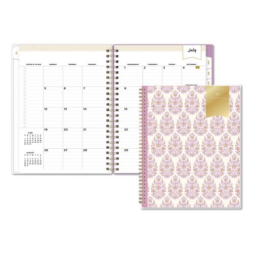 Day Designer Kerridge Lilac Academic Year Weekly/monthly Planner, Lilac Artwork Cover, 11x8.5, 12-month (july-june):2026-2027