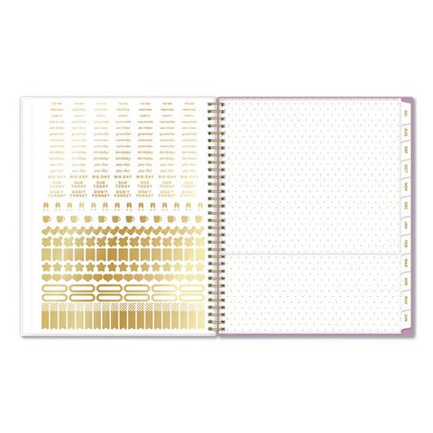 Day Designer Kerridge Lilac Academic Year Weekly/monthly Planner, Lilac Artwork Cover, 11x8.5, 12-month (july-june):2026-2027