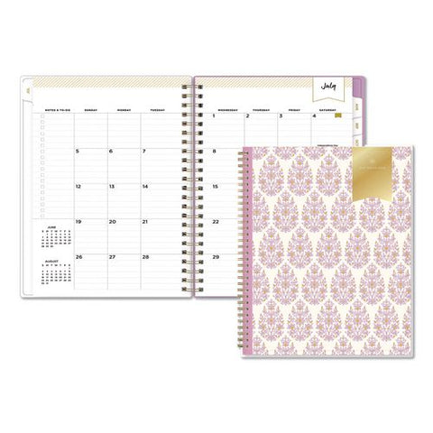 Day Designer Kerridge Lilac Academic Year Weekly/monthly Planner, Lilac Artwork Cover, 11x8.5, 12-month (july-june):2026-2027