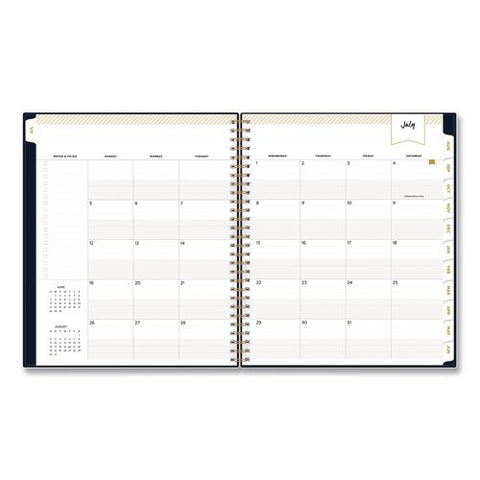 Day Designer Hybrid Work Week Academic Year Weekly/monthly Planner, Black Pebble Cover, 10x8, 12-month (july-june): 2026-2027