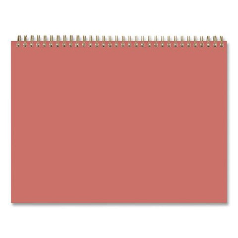 Bespoke Letterpress Pomegranate Blush Weekly Planning Pad, 12 X 9, Undated