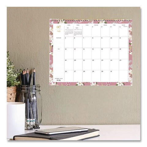 Sincerely Jules Liliana Rose Academic Monthly Wall Calendar, 15 X 12, White Sheets, 12-month (july To June): 2026 To 2027