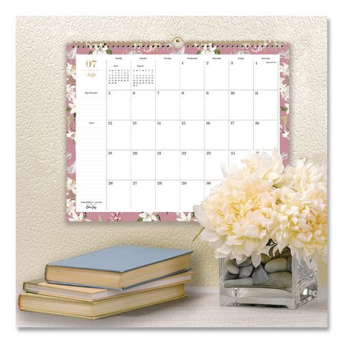 Sincerely Jules Liliana Rose Academic Monthly Wall Calendar, 15 X 12, White Sheets, 12-month (july To June): 2026 To 2027