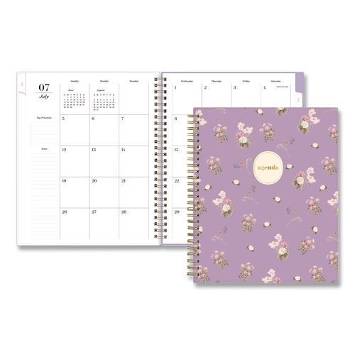 Sincerely Jules Becca Academic Year Weekly/monthly Planner, 9 X 7, Purple Cover, 12-month (july To June0: 2026 To 2027