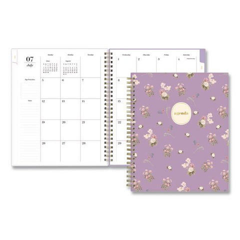 Sincerely Jules Becca Academic Year Weekly/monthly Planner, 9 X 7, Purple Cover, 12-month (july To June0: 2026 To 2027