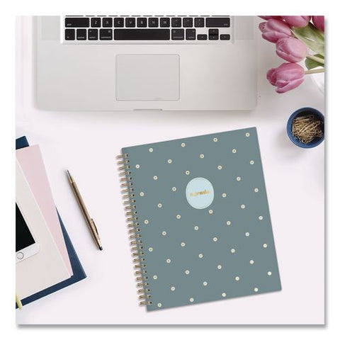 Sincerely Jules Swiss Daisy Marina Academic Year Weekly/monthly Planner, 9 X 7, 12-month (july To June): 2026 To 2027