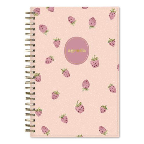Sincerely Jules Berry Season Rose Academic Year Weekly/monthly Planner, 8 X 5, Pink Cover, 12-month (july To June): 2026-2027