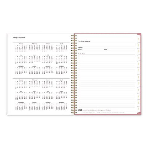 Sincerely Jules Kentia Academic Year Weekly/monthly Planner, 11 X 8, Multicolor Cover, 12-month (july To June): 2026 To 2027