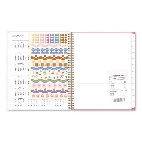 Sincerely Jules Kentia Academic Year Weekly/monthly Planner, 11 X 8, Multicolor Cover, 12-month (july To June): 2026 To 2027