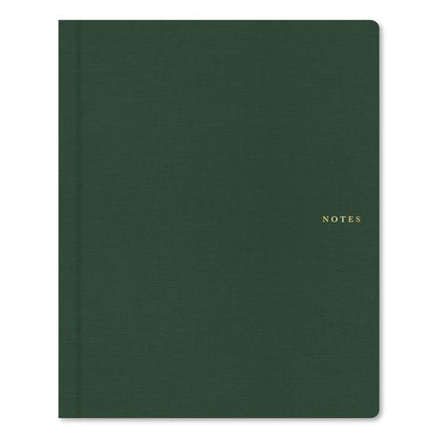 Bespoke Letterpress Hardcover Notebook, Forest Green Cover, (150) 10 X 8 Sheets