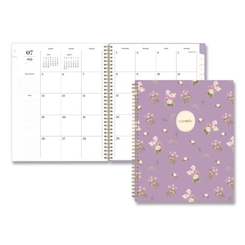 Sincerely Jules Becca Academic Year Weekly/monthly Planner, 11 X 8.5, Purple Cover, 12-month (july To June): 2026 To 2027