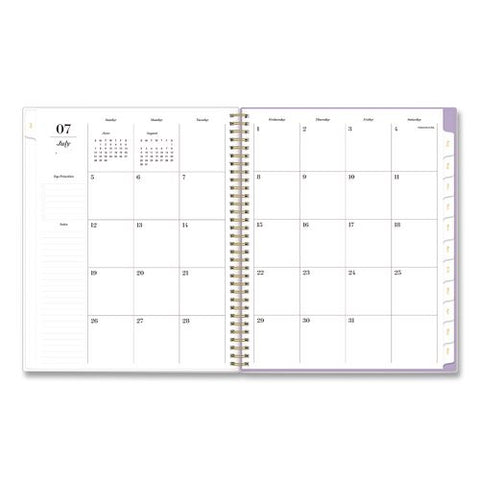 Sincerely Jules Becca Academic Year Weekly/monthly Planner, 11 X 8.5, Purple Cover, 12-month (july To June): 2026 To 2027