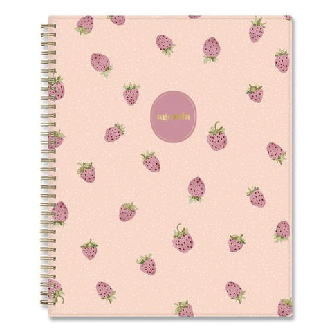 Sincerely Jules Berry Season Rose Academic Year Weekly/monthly Planner, 11 X 8, Pink Cover, 12-month (july To June):2026-2027