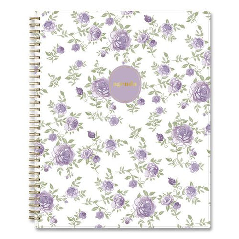 Sincerely Jules Forget Me Not Academic Year Weekly/monthly Planner, 11 X 8.5, Purple Cover, 12-month (july-june): 2026-2027