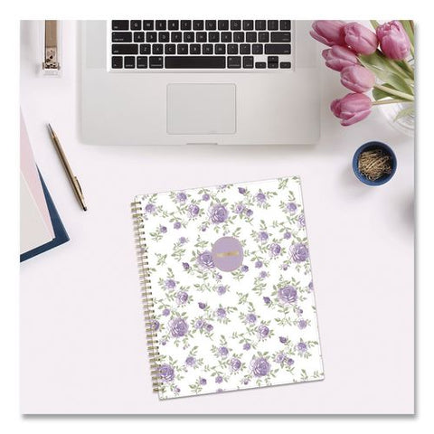 Sincerely Jules Forget Me Not Academic Year Weekly/monthly Planner, 11 X 8.5, Purple Cover, 12-month (july-june): 2026-2027