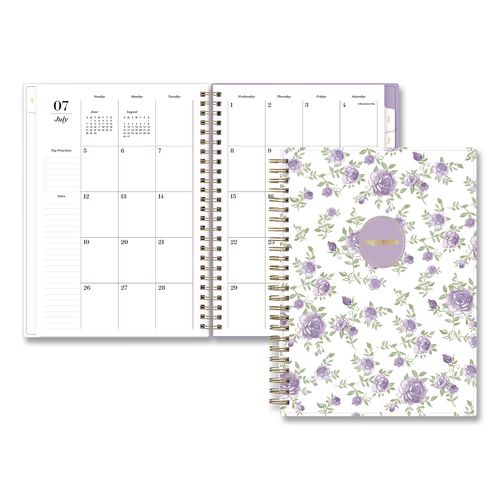 Sincerely Jules Forget Me Not Academic Year Weekly/monthly Planner, 30 Notes Pages, 8 X 6, 12-month (july-june): 2026 To 2027