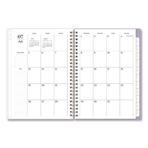 Sincerely Jules Forget Me Not Academic Year Weekly/monthly Planner, 30 Notes Pages, 8 X 6, 12-month (july-june): 2026 To 2027
