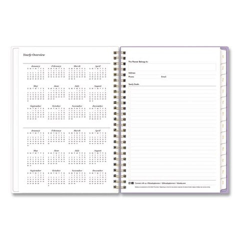 Sincerely Jules Forget Me Not Academic Year Weekly/monthly Planner, 30 Notes Pages, 8 X 6, 12-month (july-june): 2026 To 2027