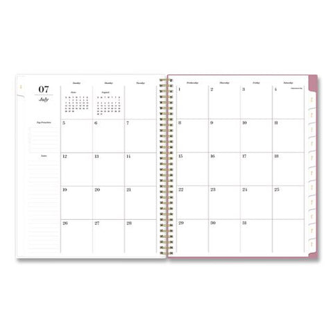 Sincerely Jules Gingham Academic Year Weekly/monthly Planner, 11 X 8, 12-month (july To June): 2026 To 2027