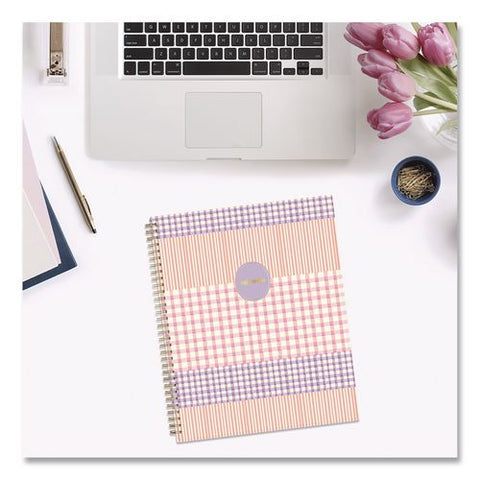 Sincerely Jules Gingham Academic Year Weekly/monthly Planner, 11 X 8, 12-month (july To June): 2026 To 2027