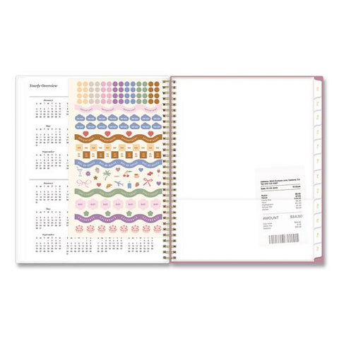 Sincerely Jules Gingham Academic Year Weekly/monthly Planner, 11 X 8, 12-month (july To June): 2026 To 2027