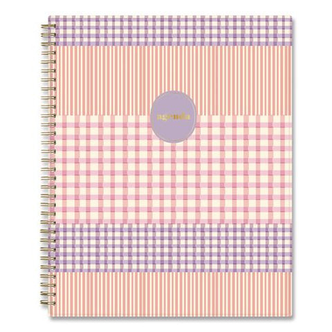 Sincerely Jules Gingham Academic Year Weekly/monthly Planner, 11 X 8, 12-month (july To June): 2026 To 2027