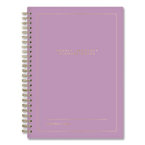 Sincerely Jules Violet Academic Year Weekly/monthly Planner, 30 Notes Pages, 8 X 6, 12-month (july To June): 2026 To 2027