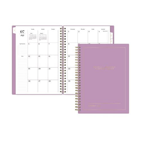 Sincerely Jules Violet Academic Year Weekly/monthly Planner, 30 Notes Pages, 8 X 6, 12-month (july To June): 2026 To 2027