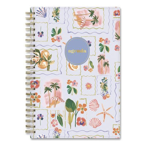 Sincerely Jules Mahana Blue Academic Year Weekly/monthly Planner, 8 X 5, 12-mont (july To June): 2026 To 2027