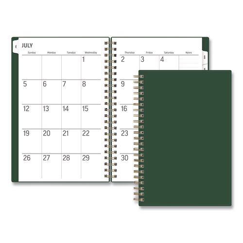 Academic Year Weekly/monthly Planner, 8 X 5, Deep Forest Cover, 12-month (july To June): 2026 To 2027