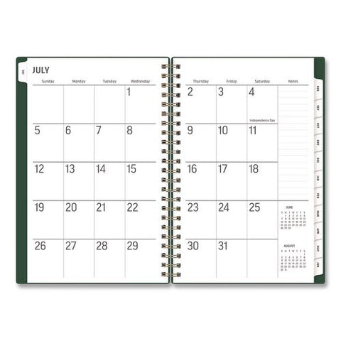 Academic Year Weekly/monthly Planner, 8 X 5, Deep Forest Cover, 12-month (july To June): 2026 To 2027