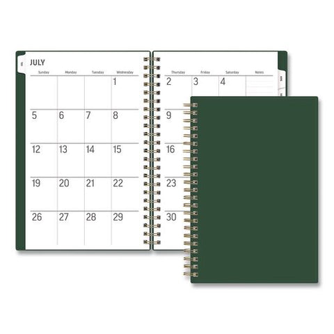 Academic Year Weekly/monthly Planner, 8 X 5, Deep Forest Cover, 12-month (july To June): 2026 To 2027
