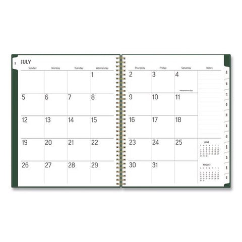 Academic Year Weekly/monthly Planner, Large Print, Deep Forest Cover, 11 X 8, 18-month: July 2026 To Dec 2027