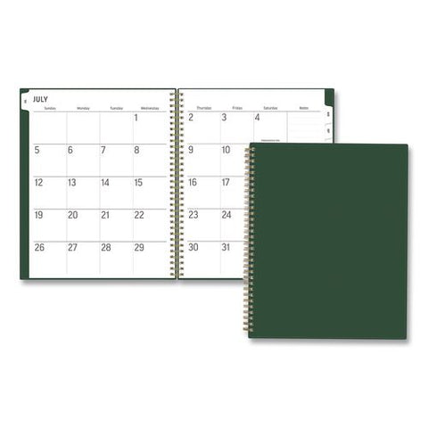 Academic Year Weekly/monthly Planner, Large Print, Deep Forest Cover, 11 X 8, 18-month: July 2026 To Dec 2027